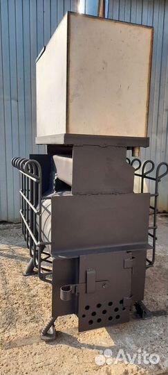 Печь для бани Топи-мойся с теплообменниками и без