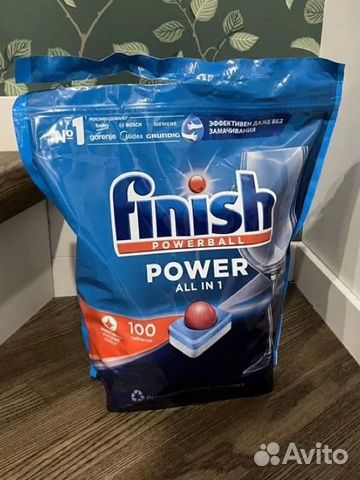 Finish таблетк�и 100 power