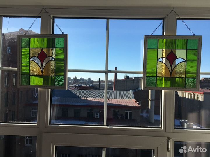 Парные витражи