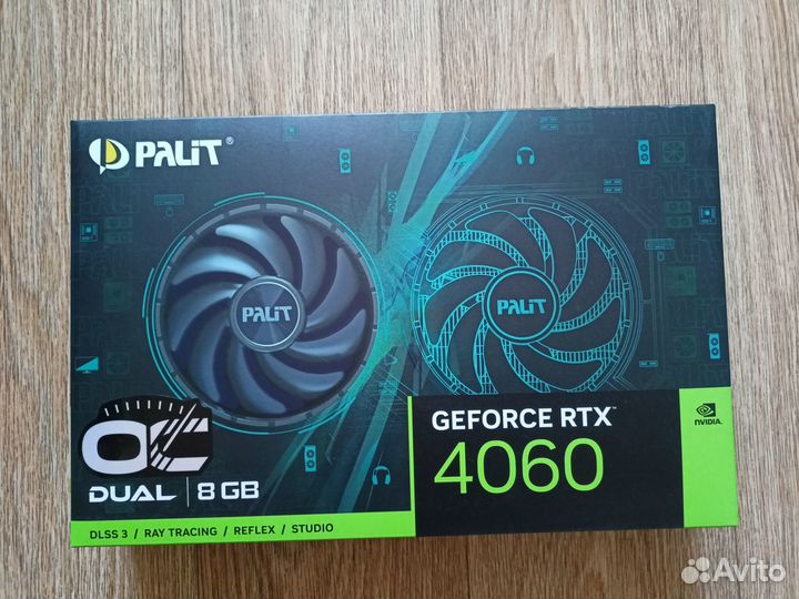 Palit GeForce RTX 4060 dual OC Новая, Гарантия