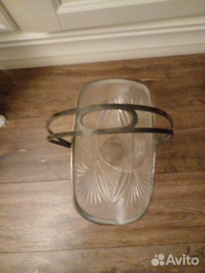 Ваза хрустальная