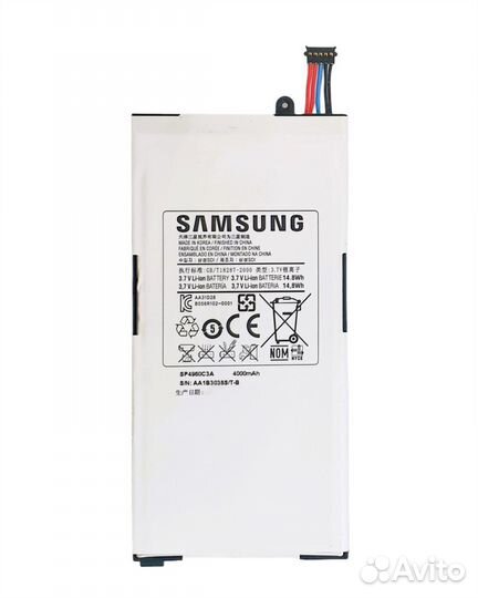 Аккумулятор для Samsung Galaxy Tab (p1000, P1010) (sp4960c3a) 4000mah