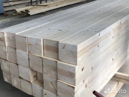 Клееный брус Сосна 100х100х3000мм