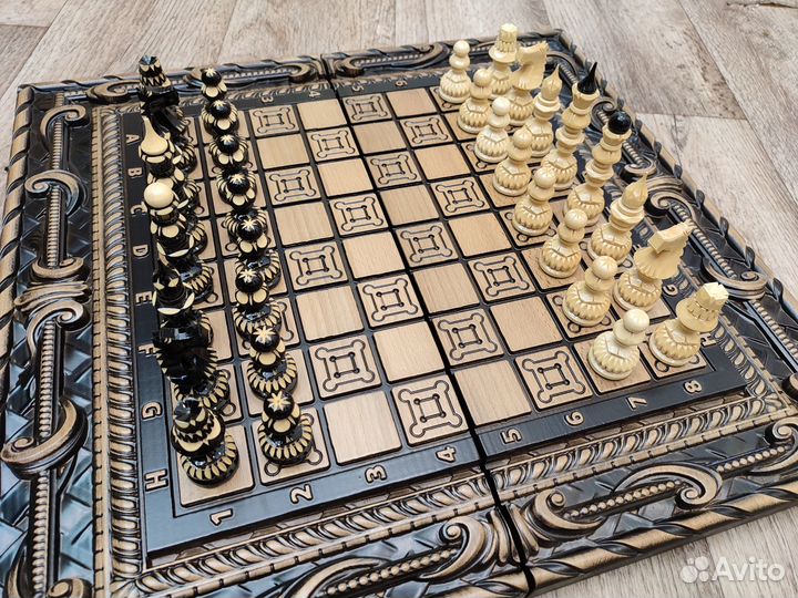 Шахматы резные + нарды