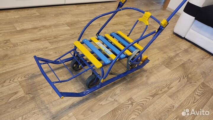 Детские санки с колесами