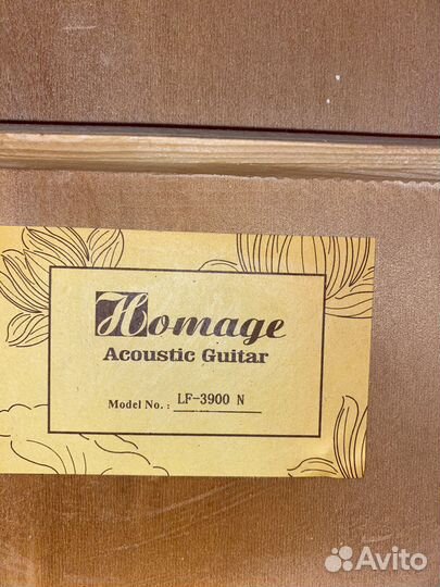 Акустическая гитара homage lf-3900 n