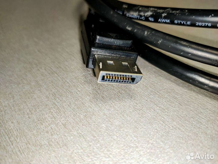Кабель для компьютера displayport