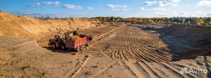 Песок карьерный