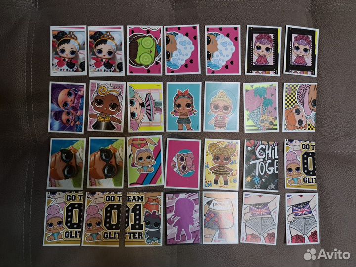 Наклейки lol panini для альбома LOL Fashion fun