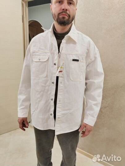 Джинсовая рубашка мужская calvin klein