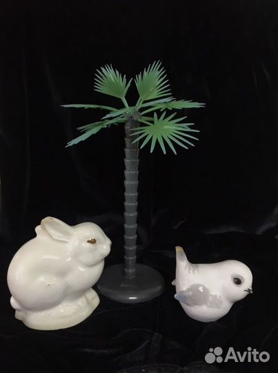 Статуэтки фарфор лфз,Сысерть.ссср. Пальма сувенир