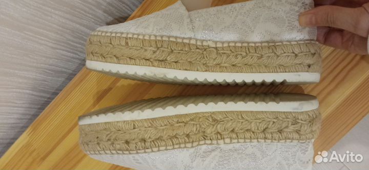 Эспадрильи женские, текстиль, р.38