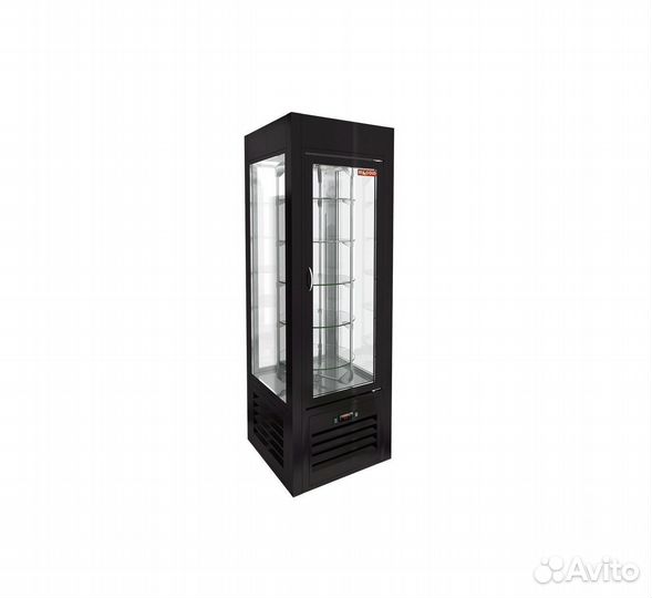 Витрина вертикальная hicold VRC 350 R Sh black