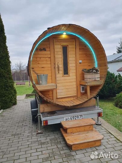 Баня на колесах в аренду