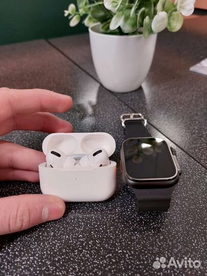 Apple watch 8 ultra + AirPods подарок