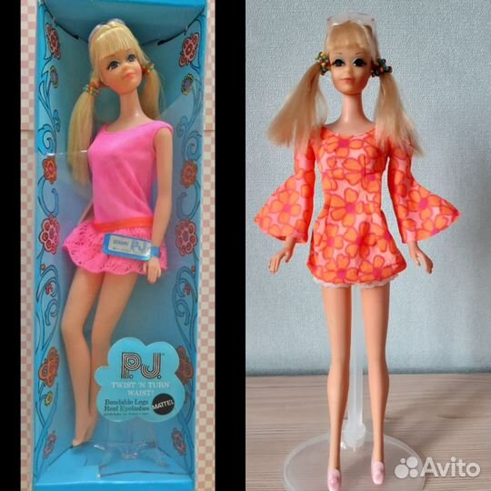 Barbie P.J. Twist 'n turn waist 1970г с одеждой