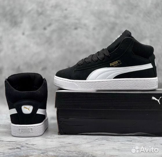 Кроссовки мужские зимние puma suede xl на меху