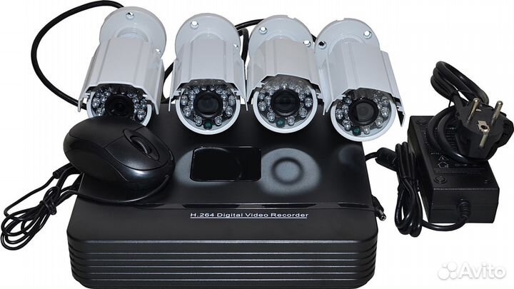 Комплект видеонаблюдения AHD-orbita-606