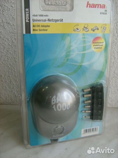 Блок питания Hama универсальный от 3 до 12В