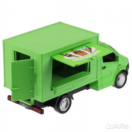 Машина Технопарк металл Газель Next мороженое 14 с