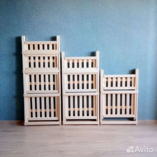 Стеллаж, подставка для цветов деревянная