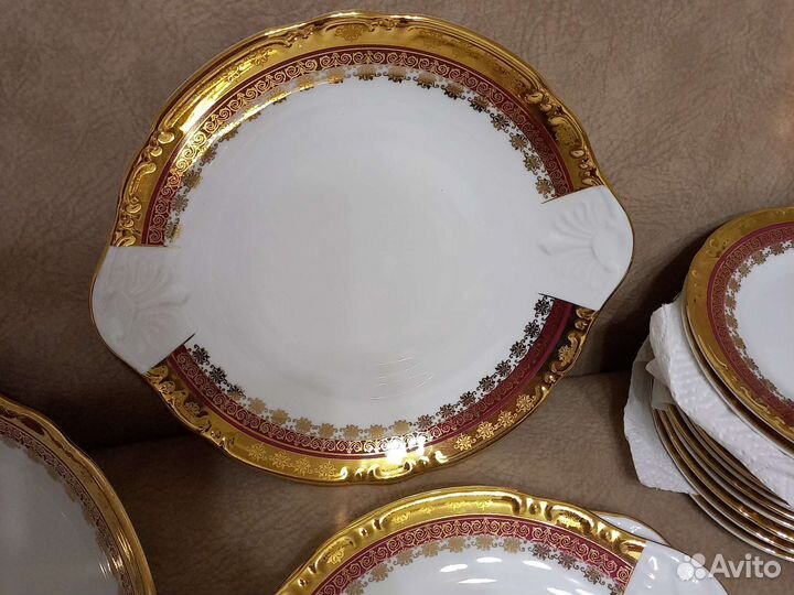 Сервиз Thun Кристина красная линия