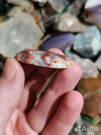 Агат Непа, кабошон