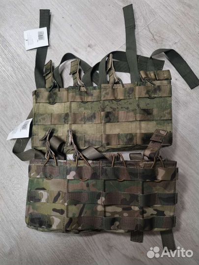 Подсумок для 4 магазинов ак ссо/ мультикам/мох