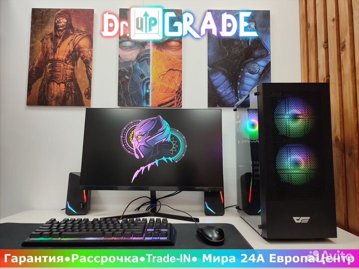 Игровой пк на Ryzen 5 c картой 8Gb Гарантия