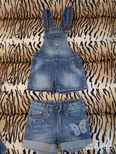 Джинсовые вещи для девочки 122-128