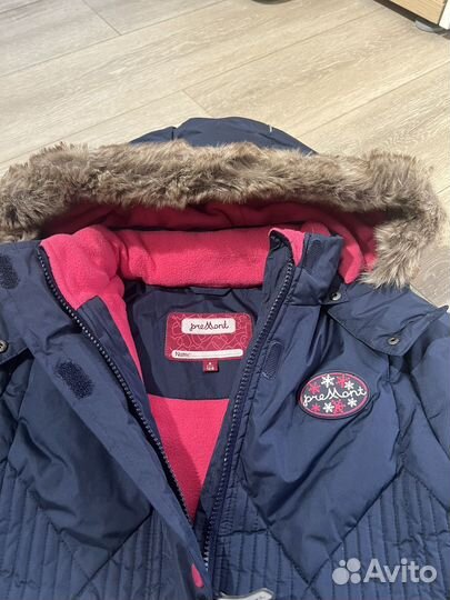 Пуховик для девочки 128
