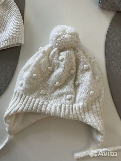 Шапка для девочки 6-9 месяцев