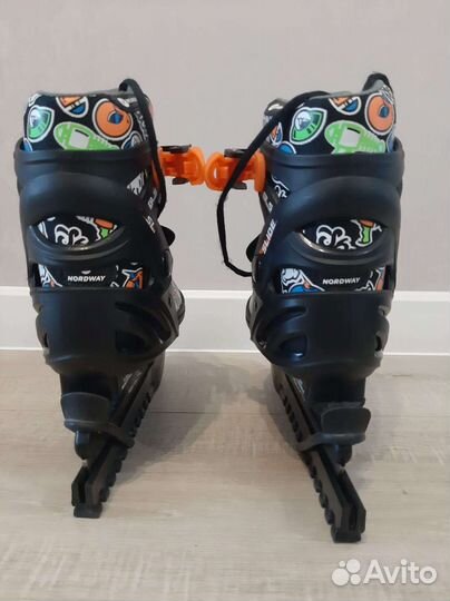 Коньки детские раздвижные Nordway р-р 26-31