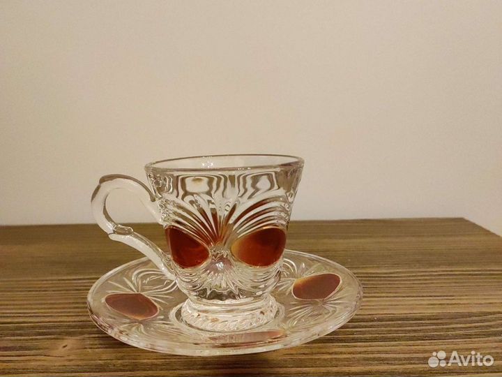 Чашка кофейная стеклянная