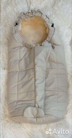 Меховой детский конверт Christ Tula