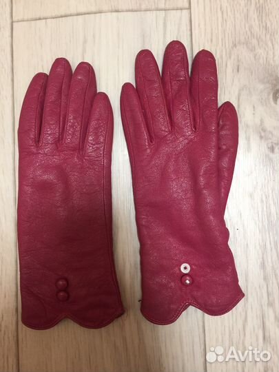 Перчатки (натуралная кожа)детские