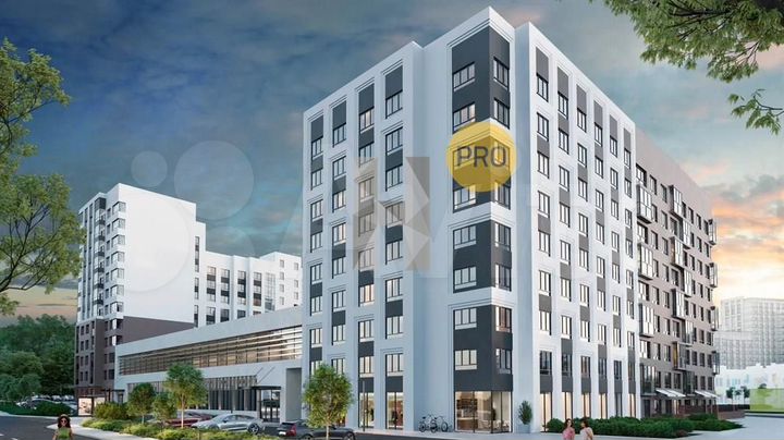 2-к. квартира, 60,6 м², 8/13 эт.