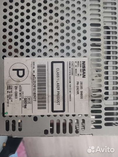 Штатная магнитола nissan almera n 16