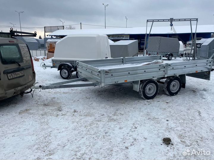 Прицеп легковой с опорным колесом в сборе