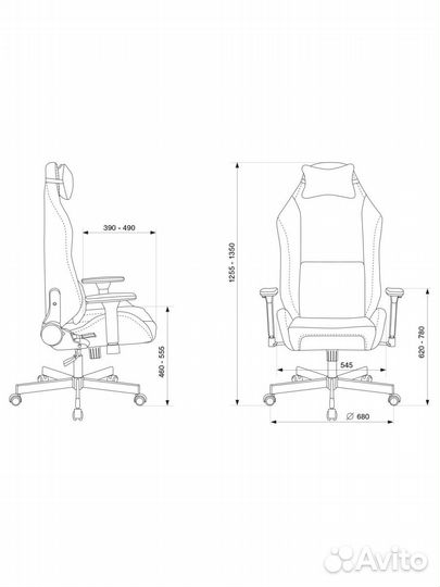 Компьютерное кресло Knight N1 Fabric