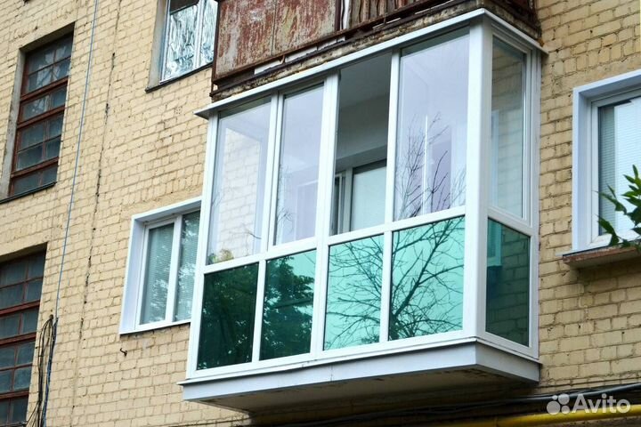 Тёплое остекление балкона