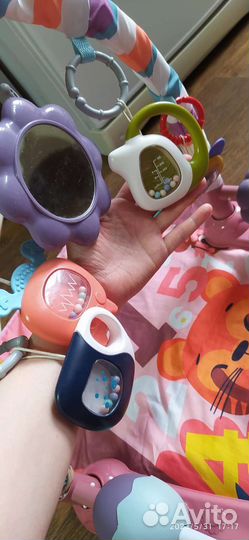 Развивающий коврик с пианино