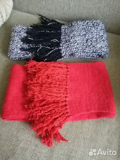 Шарф длинный, шапка, снуд