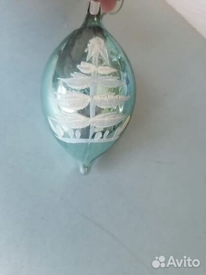 Елочные игрушки СССР. Глинка.Стеклярус