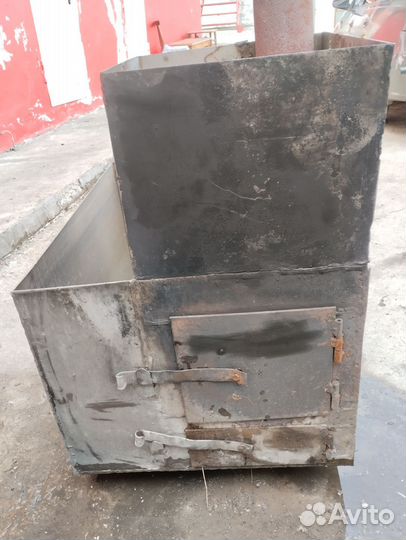 Печка для бани из нержавеющей стали с трубой