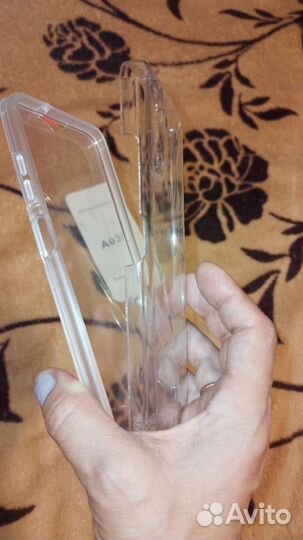 Чехол на Самсунг А03s. Двухсторонний силиконовый