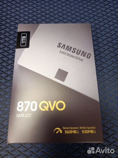 Жёсткий диск Samsung ssd 870 qvo SATA 2.5 1Tb