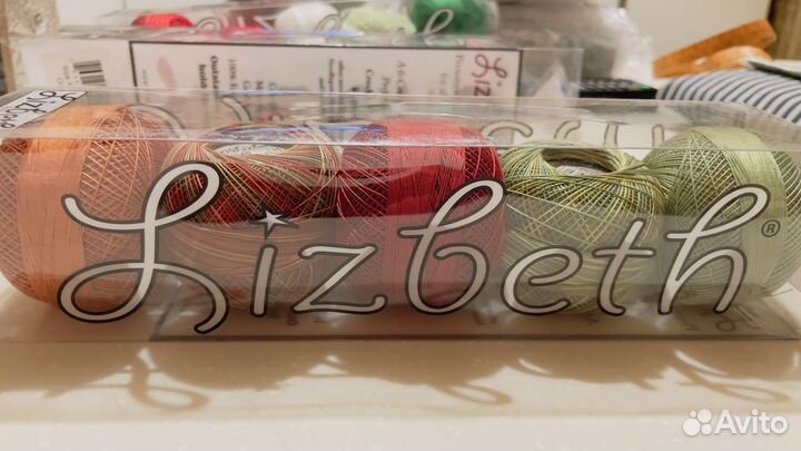 Нитки для фриволите lizbeth