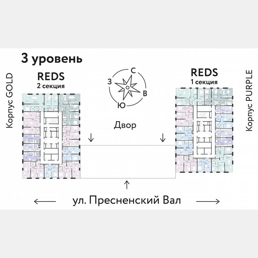 3-к. квартира, 67,2 м², 3/26 эт.