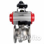 Кран шаровой DN.ru BV3232P(2pc) -FP-F-ISO-H Ду20 Ру40, полнопроходной фланцевый, нержавеющая сталь S